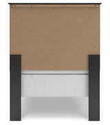 Maribel Twin Panel Bed, Dresser, Mirror and Nightstand