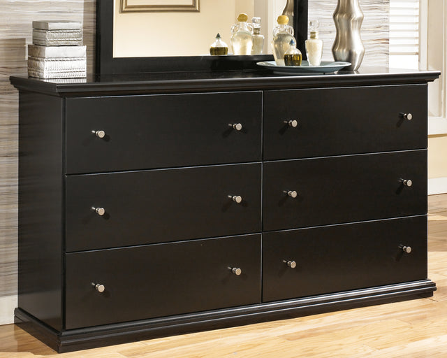 Furniture City Houma - Ashley Furniture - Maribel Bedroom - King Panel Bed / Black - B138B57