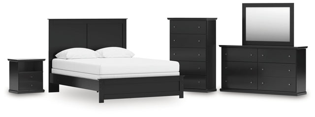 Furniture City Houma - Ashley Furniture - Maribel Queen Panel Bed, Dresser, Mirror, Chest and Nightstand - Queen Panel Bed, Dresser, Mirror, Chest and Nightstand - B138B75