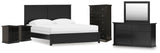 Furniture City Houma - Ashley Furniture - Maribel King Panel Bed, Dresser, Mirror, Chest, and 2 Nightstands - King Panel Bed, Dresser, Mirror, Chest, and 2 Nightstands - B138B63