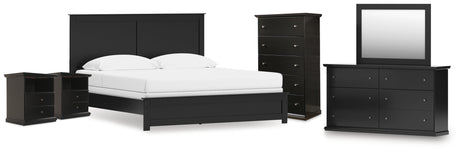 Furniture City Houma - Ashley Furniture - Maribel King Panel Bed, Dresser, Mirror, Chest, and 2 Nightstands - King Panel Bed, Dresser, Mirror, Chest, and 2 Nightstands - B138B63