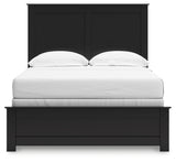 Maribel Full Panel Bed with Dresser, Mirror and 2 Nightstands