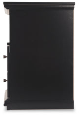 Maribel Full Panel Bed, Dresser, Mirror and Nightstand