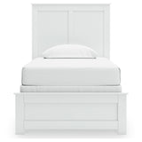 Bostwick Shoals Twin Panel Bed, Dresser and Mirror