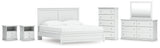 Furniture City Houma - Ashley Furniture - Bostwick Shoals King Panel Bed, Dresser, Mirror, Chest and 2 Nightstands - King Panel Bed, Dresser, Mirror, Chest and 2 Nightstands - B139B53
