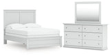 Furniture City Houma - Ashley Furniture - Bostwick Shoals Full Panel Bed, Dresser and Mirror - Full Panel Bed, Dresser and Mirror - B139B48