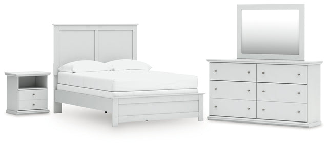 Furniture City Houma - Ashley Furniture - Bostwick Shoals Full Panel Bed, Dresser, Mirror and Nightstand - Full Panel Bed, Dresser, Mirror and Nightstand - B139B58