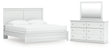 Furniture City Houma - Ashley Furniture - Bostwick Shoals King Panel Bed, Dresser and Mirror - King Panel Bed, Dresser and Mirror - B139B67