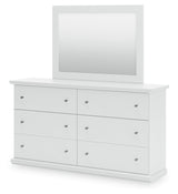 Bostwick Shoals Twin Panel Bed, Dresser and Mirror