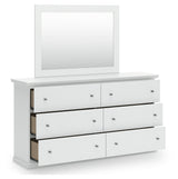 Bostwick Shoals King Panel Bed, Dresser, Mirror and Chest