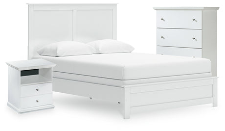 Furniture City Houma - Ashley Furniture - Bostwick Shoals Queen Panel Bed, Cheat and Nightstand - Queen Panel Bed, Cheat and Nightstand - B139B68
