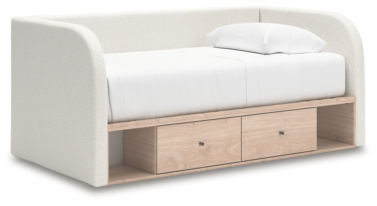 Arloster Twin Day Bed with Storage, Dresser and Nightstand