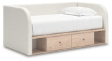 Arloster Twin Day Bed with Storage, Dresser and Nightstand