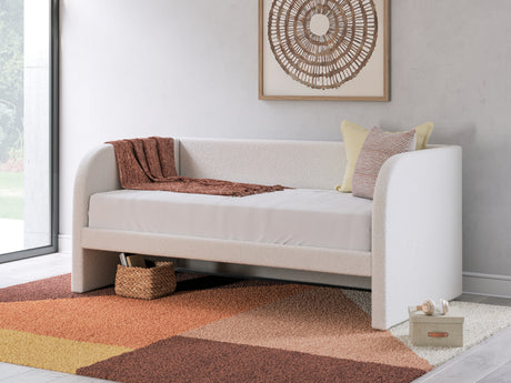 Furniture City Houma - Ashley Furniture - Arloster Twin Upholstered Day Bed - Twin Upholstered Day Bed / Tan/White - PCB1566B8