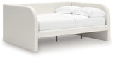 Arloster Full Upholstered Day Bed, Dresser and Mirror