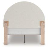 Arloster Full Upholstered Panel Bed, Dresser and Mirror