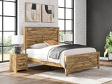 Maystonna King Crossbuck Panel Bed