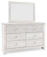 Paxberry Queen Panel Bed, Dresser and Mirror
