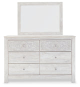 Paxberry Queen Panel Bed, Dresser and Mirror