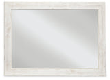 Furniture City Houma - Ashley Furniture - Paxberry Bedroom Mirror - Bedroom Mirror / Whitewash - B181-36