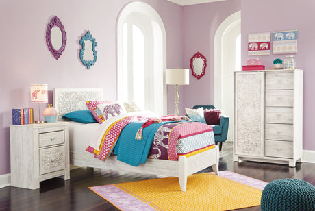 Furniture City Houma - Ashley Furniture - Paxberry Twin Panel Bed, Chest and Nightstand - Twin Panel Bed, Chest and Nightstand - B181B24