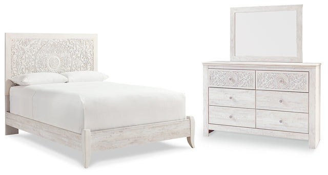 Furniture City Houma - Ashley Furniture - Paxberry Queen Panel Bed, Dresser and Mirror - Queen Panel Bed, Dresser and Mirror - B181B15