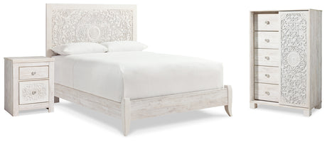 Furniture City Houma - Ashley Furniture - Paxberry Queen Panel Bed, Chest and Nightstand - Queen Panel Bed, Chest and Nightstand - B181B28