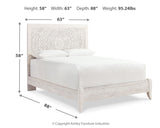 Paxberry Queen Panel Bed, Dresser and Mirror