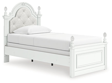 Kozlani Twin Upholstered Panel Bed