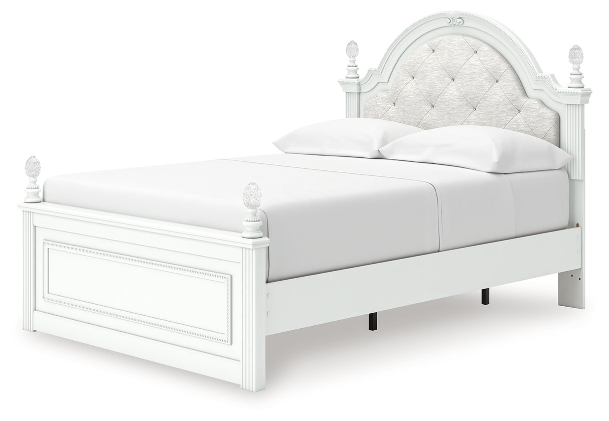 Kozlani Full Upholstered Panel Storage Bed