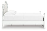 Kozlani Full Upholstered Panel Bed, Dresser and Mirror