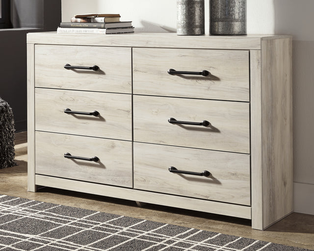 Furniture City Houma - Ashley Furniture - Cambeck Dresser - Six Drawer Dresser / Whitewash - B192-31