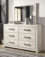 Cambeck Queen Panel Storage Bed, Dresser, Mirror and Nightstand