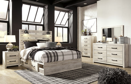 Furniture City Houma - Ashley Furniture - Cambeck Queen Panel Storage Bed, Dresser, Mirror, 2 Chests and 2 Nightstands - Queen Panel Storage Bed, Dresser, Mirror, 2 Chests and 2 Nightstands - B192B90
