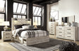 Furniture City Houma - Ashley Furniture - Cambeck Queen Panel Storage Bed, Dresser, Mirror, Chest and 2 Nightstands - Queen Panel Storage Bed, Dresser, Mirror, Chest and 2 Nightstands - B192B100
