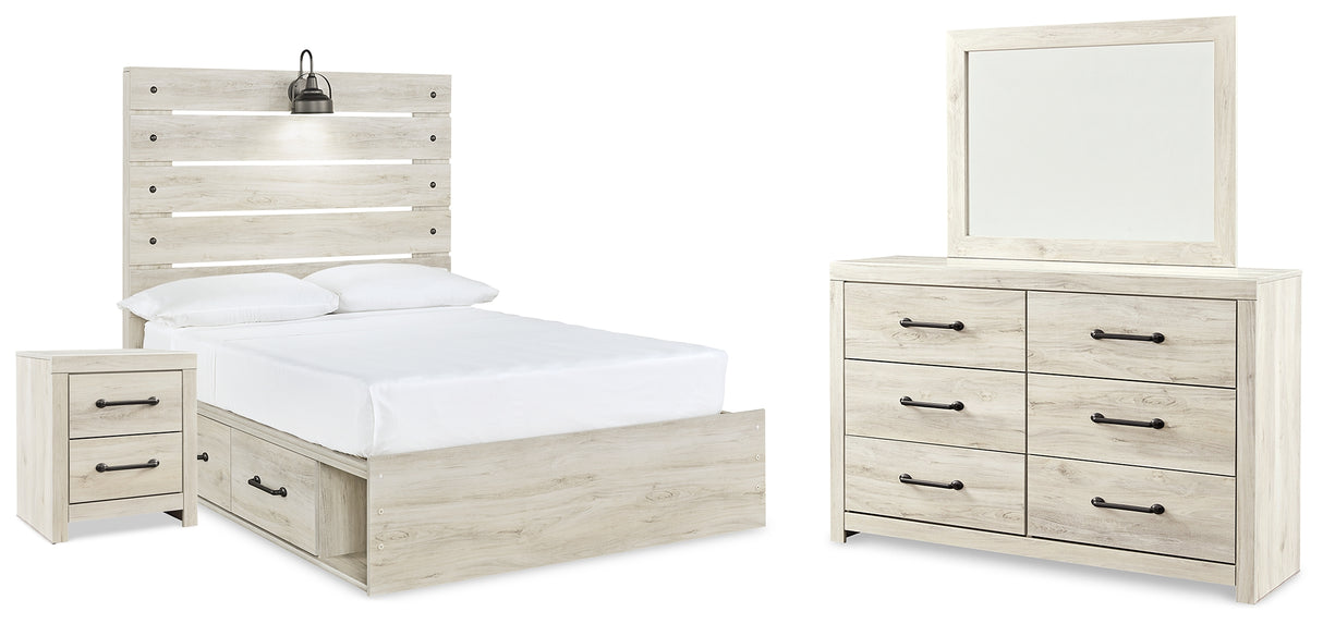 Furniture City Houma - Ashley Furniture - Cambeck Full Panel Bed with Storage, Dresser, Mirror and Nightstand - Full Panel Bed with Storage, Dresser, Mirror and Nightstand - B192B116