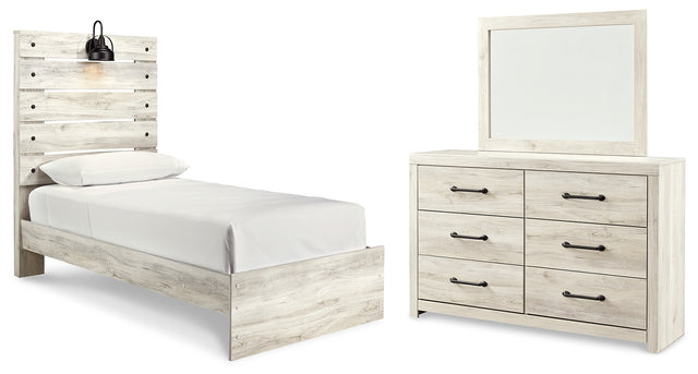 Furniture City Houma - Ashley Furniture - Cambeck Twin Panel Bed, Dresser and Mirror - Twin Panel Bed, Dresser and Mirror - B192B25