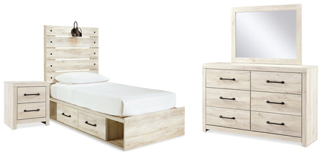 Furniture City Houma - Ashley Furniture - Cambeck Twin Storage Bed, Dresser, Mirror and Nightstand - Twin Storage Bed, Dresser, Mirror and Nightstand - B192B106