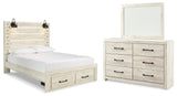 Furniture City Houma - Ashley Furniture - Cambeck Queen Panel Storage Bed, Dresser and Mirror - Queen Panel Storage Bed, Dresser and Mirror - B192B62