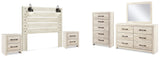 Furniture City Houma - Ashley Furniture - Cambeck Queen Panel Headboard, Dresser, Mirror, Chest and 2 Nightstands - Queen Panel Headboard, Dresser, Mirror, Chest and 2 Nightstands - B192B82