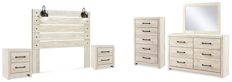 Furniture City Houma - Ashley Furniture - Cambeck Queen Panel Headboard, Dresser, Mirror, Chest and 2 Nightstands - Queen Panel Headboard, Dresser, Mirror, Chest and 2 Nightstands - B192B82