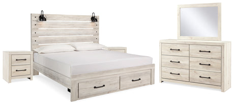 Furniture City Houma - Ashley Furniture - Cambeck King Storage Bed, 2 Dressers, Mirror, and 2 Nightstands - King Storage Bed, 2 Dressers, Mirror, and 2 Nightstands - B192B104