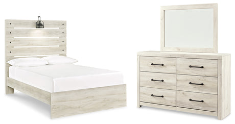 Cambeck Full Panel Bed, Dresser and Mirror