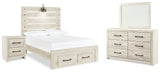 Furniture City Houma - Ashley Furniture - Cambeck Full Panel Bed, Dresser, Mirror and Nightstand - Full Panel Bed, Dresser, Mirror and Nightstand - B192B77