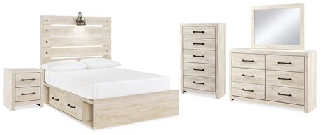 Furniture City Houma - Ashley Furniture - Cambeck Full Panel Bed, Dresser, Chest and Nightstand - Full Panel Bed, Dresser, Chest and Nightstand - B192B85