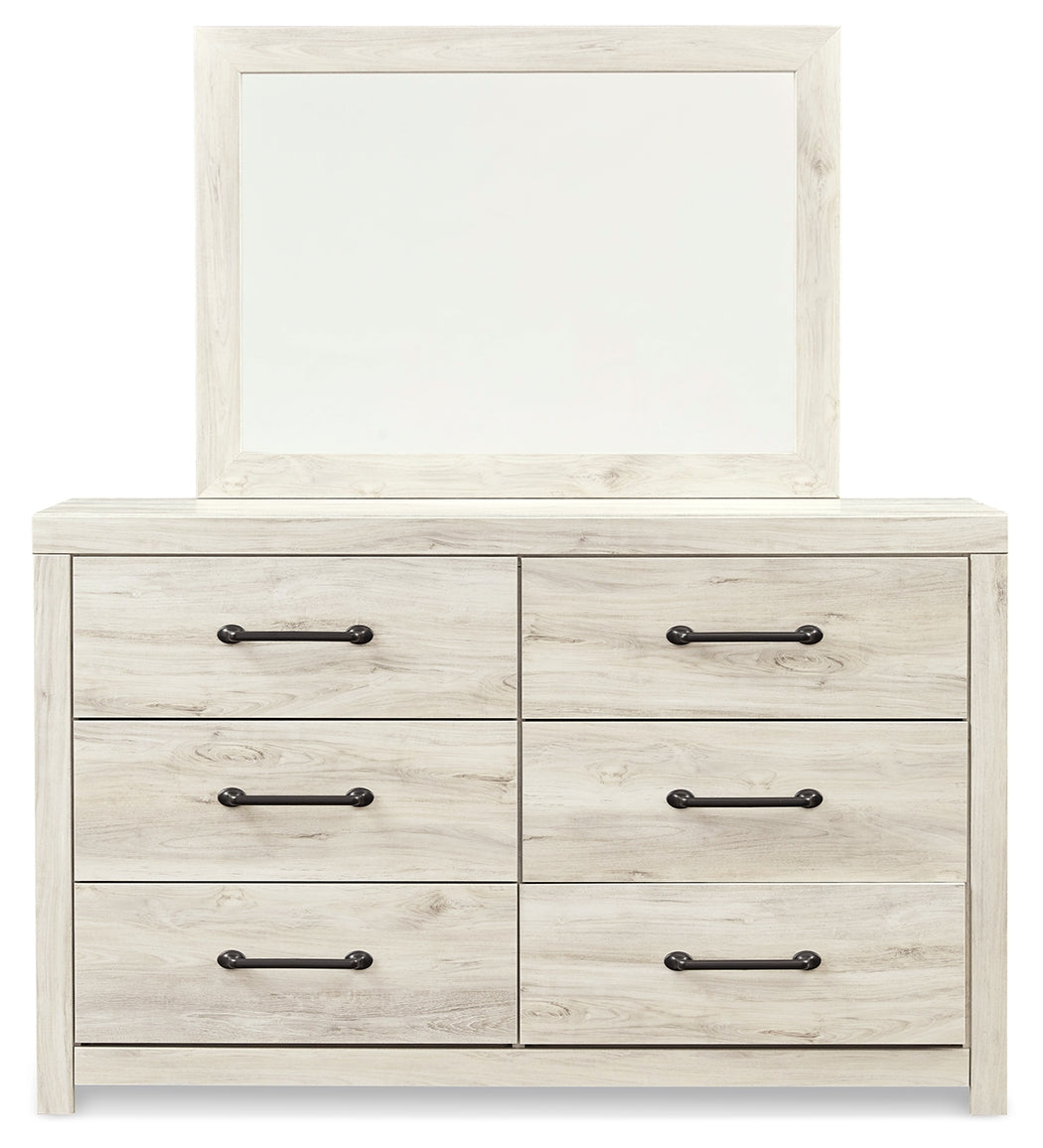 Cambeck King Panel Storage Bed, Dresser, Mirror, Chest and Nightstand