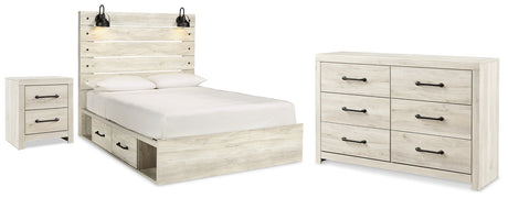 Furniture City Houma - Ashley Furniture - Cambeck Queen Panel Bed with Storage, Dresser and Nightstand - Queen Panel Bed with Storage, Dresser and Nightstand - B192B131