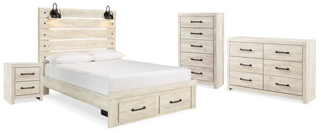 Furniture City Houma - Ashley Furniture - Cambeck Queen Storage Bed, Dresser, Chest and Nightstand - Queen Storage Bed, Dresser, Chest and Nightstand - B192B96