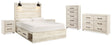 Furniture City Houma - Ashley Furniture - Cambeck King Storage Bed, Dresser, Chest and 2 Nightstands - King Storage Bed, Dresser, Chest and 2 Nightstands - B192B107