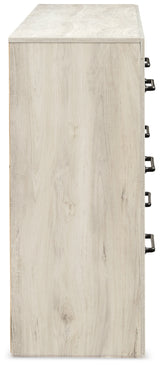 Cambeck King Panel Storage Bed. Dresser and Nightstand